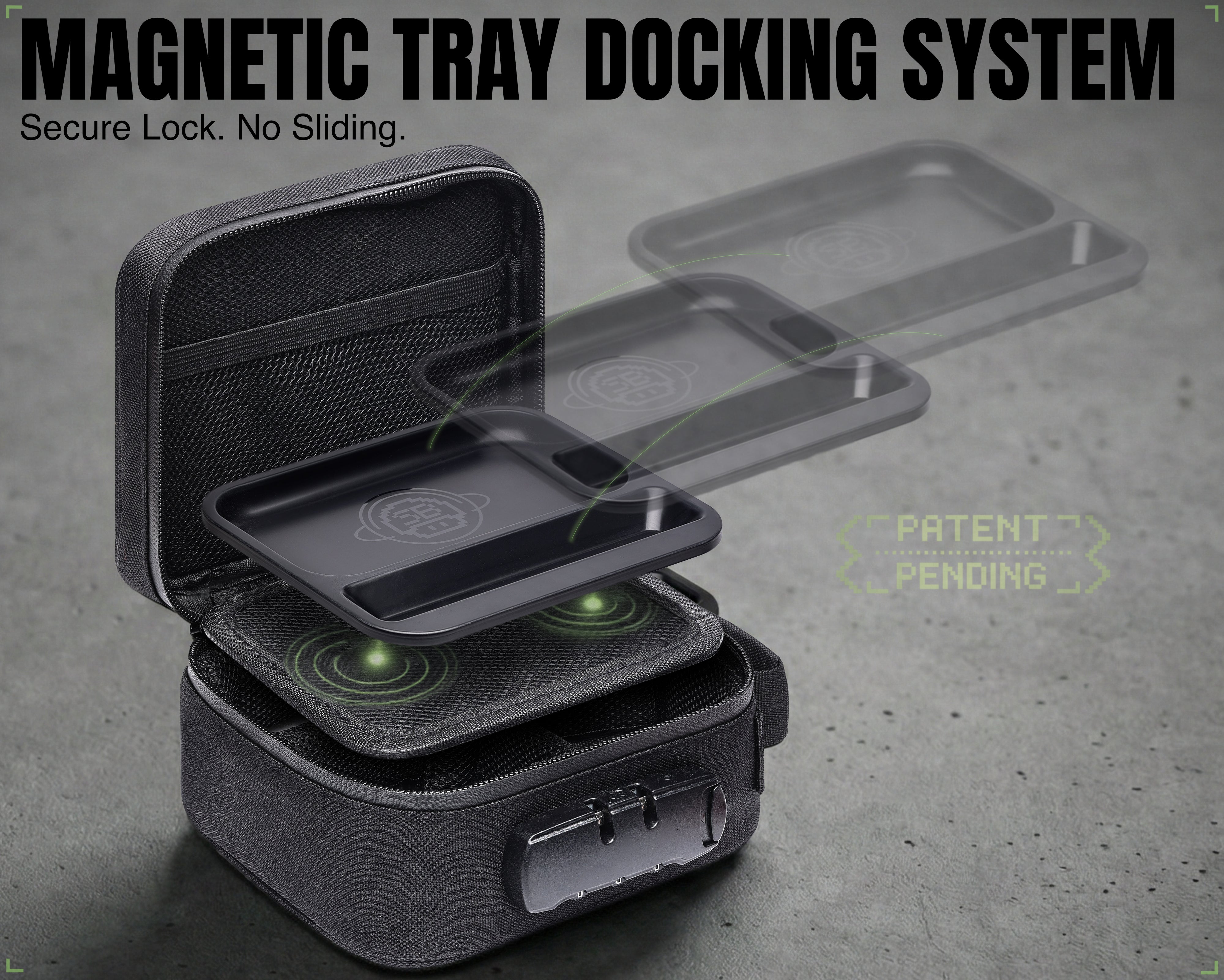 Stash Bros Magnetic Case Smell Proof Storage System.