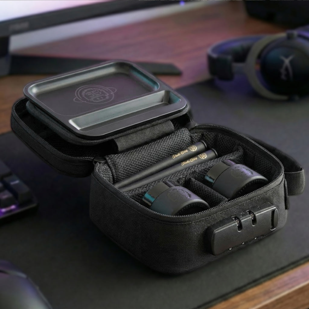 Stash Bros Magnetic Case Smell Proof Storage System.